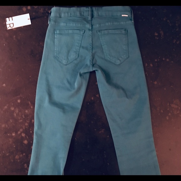 Mother The Looker Wash: Dye-Be Teal NWT  Jeans - Picture 4 of 5